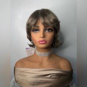 PAULA YOUNG A2309 Grayish Ash light Brown Short Bob Stylish Wig color #38